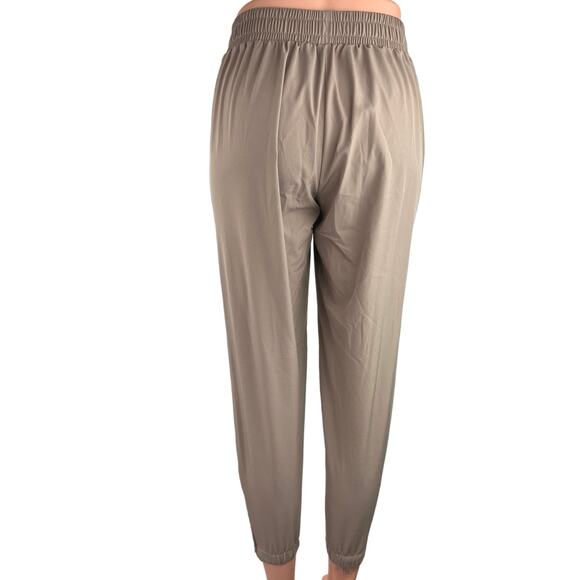 Old Navy Beige Pull On Elastic Waist Stretch Activewear Jogger Trouser Pants XS - Picture 3 of 4